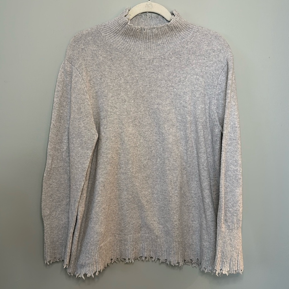 Nic+Zoe // Cozy Up Fringe Turtleneck